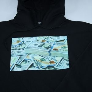 Custom $100 bills hoodie